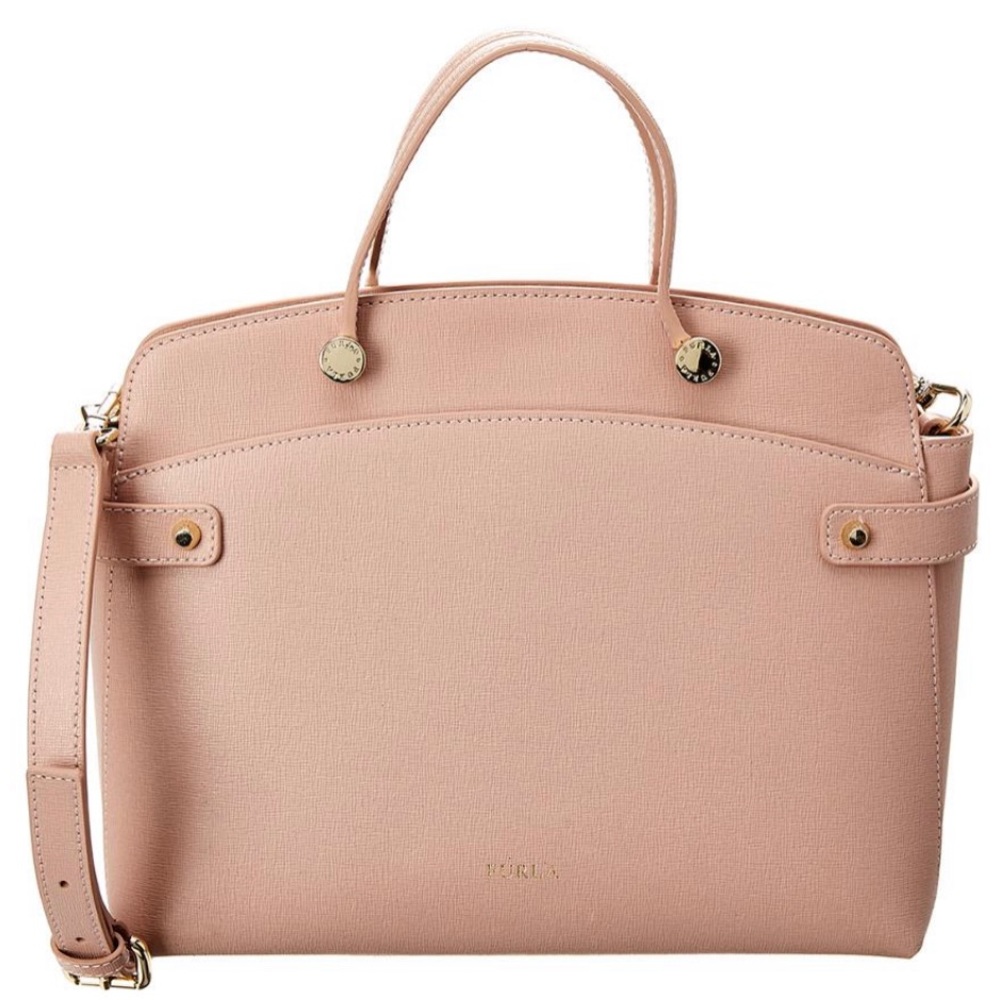 Furla Agata Tote in Saffiano leather 12 x 9in.